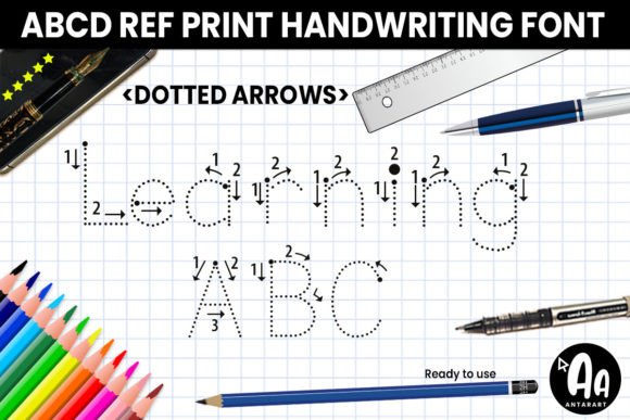 Abcd Ref Dotted Arrows: A Designer's Guide to Playful Typography