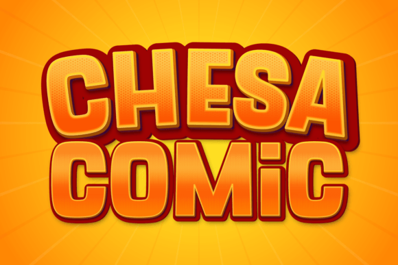 Chesa Comic: A Bold Typeface for Modern Designers