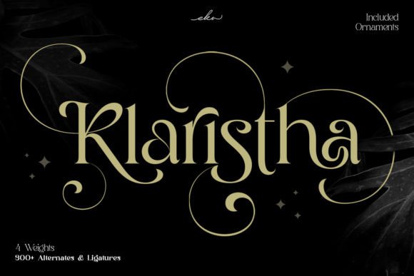 Discover Klaristha: The Elegant Font for Modern Design