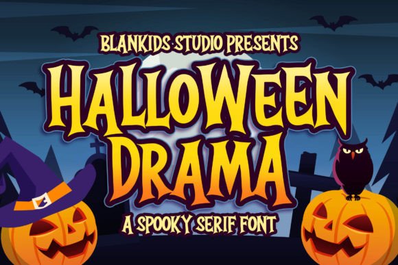 Halloween Drama: A Spooky Font for Creative Impact