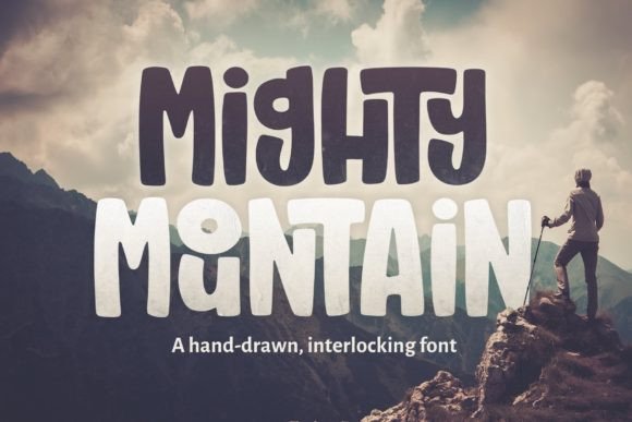 Mighty Mountain: A Hand-Drawn Font for Impactful Design