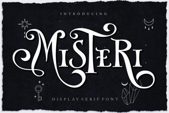 Misteri: The Elegant Script Font for Mystical Design
